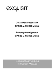 Exquisit GKS29-V-H-280E Instruction Manual