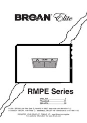Broan RMPE Series Manual