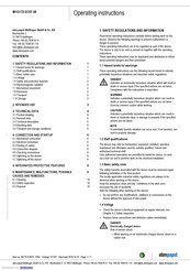 ebm-papst W1G172-EC97-28 Operating Instructions Manual