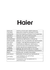Haier HADG6CBS4BWIFI Translation Of Original Operating Instructions