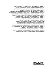 DAB EVOPLUS B 120/220.32 SAN M Instructions For Use Manual