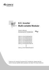 Gree GMVL-Pdm670W2/NaB-M Owner's Manual