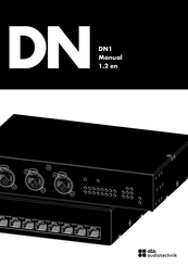d&b audiotechnik DN1 Manual