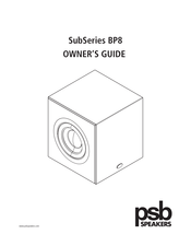 PSB SubSeries BP8 Owner's Manual
