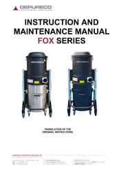 DEPURECO FOX 3 Instruction And Maintenance Manual