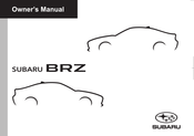Subaru BRZ 2022 Owner's Manual