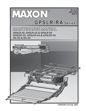 Maxon RA-45 Maintenance Manual