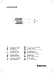 Taurus AIR WAVE IONIC Instructions For Use Manual