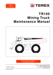 Terex TR100 Maintenance Manual