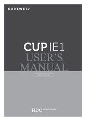 HDC KURZWEIL CUP E1 User Manual