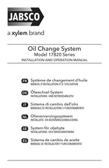 Xylem JABSCO 17820-0012 Installation And Operation Manual