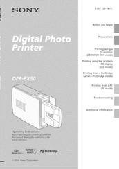 Sony DPP-EX50 Operating Instructions Manual