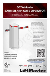 Chamberlain TECHNA PBG24DCW Installation Manual