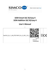 ITW SIMCO ION 1034 Addition SLC IQ Easy 4 User Manual