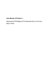 RectorSeal MIGHTY PUMP 97795 Product Data Sheet
