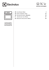 Electrolux KOFGH20TW User Manual
