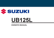 Suzuki UB125L 2023 Owner's Manual