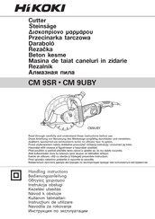 HIKOKI CM 9UBY Handling Instructions Manual