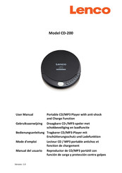 LENCO CD-200BK User Manual