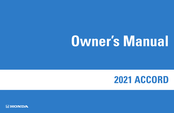 Honda ACCORD 2021 Owner's Manual
