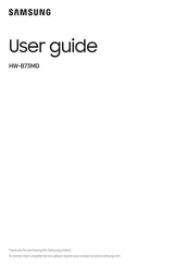 Samsung HW-B73MD User Manual