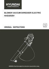 Hyundai HAS3202SV Original Instructions Manual