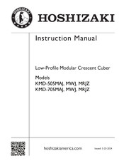 Hoshizaki KMD-705MRJZ Instruction Manual