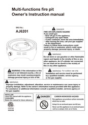 AJ Enjoy AJ6201 Owner's Instruction Manual