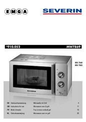 SEVERIN MW 7849 Instructions For Use Manual