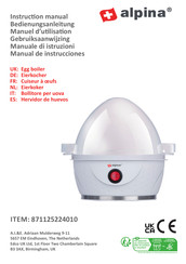 Alpina BE1603-A Instruction Manual