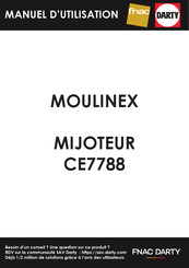 Moulinex Turbo Cuisine Maxi CE7788 Manual