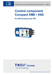 Trox Technik Compact XS0 Installation And Commissioning Instructions