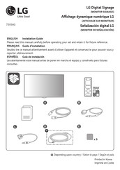 LG XS4G-B Series Installation Manual