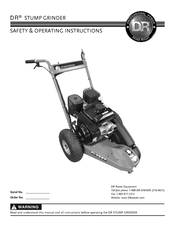 DR DR-011 Safety & Operating Instructions Manual