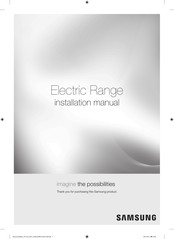 Samsung NE59M7630SG/AC Installation Manual