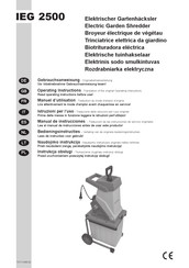 Ikra IEG 2500 Operating Instructions Manual