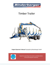 Binderberger RW 14 Alpin Original Operator's Manual