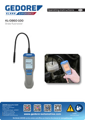 Gedore KL-0860-100 Operating Instructions Manual