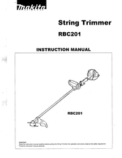 Makita RBC201 Instruction Manual