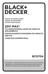 Black & Decker BCD704-BR Instruction Manual