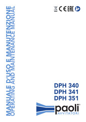 Paoli Avvitatori DPH 340 Operating And Maintenance Manual