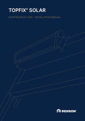 Renson Topfix Solar Installation Manual