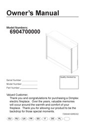 Dimplex 6904700000 Owner's Manual