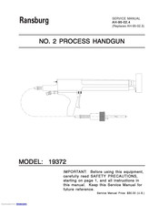 Ransburg 19372 Service Manual