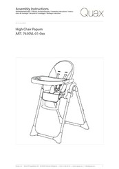 Quax 7630VL-01-0 Series Assembly Instructions Manual