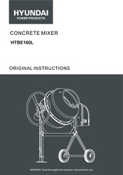 Hyundai power products HTBE160L Original Instructions Manual