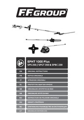F.F. Group SPS 250 Original Instructions Manual