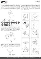 GTV LUSTINO OS-USTI0UD-30 Assembly Instruction Manual