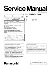 Panasonic DMR-EH57GN Service Manual