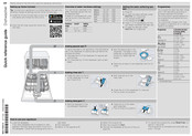 Siemens iQ500 SN25HW76MM Quick Reference Manual